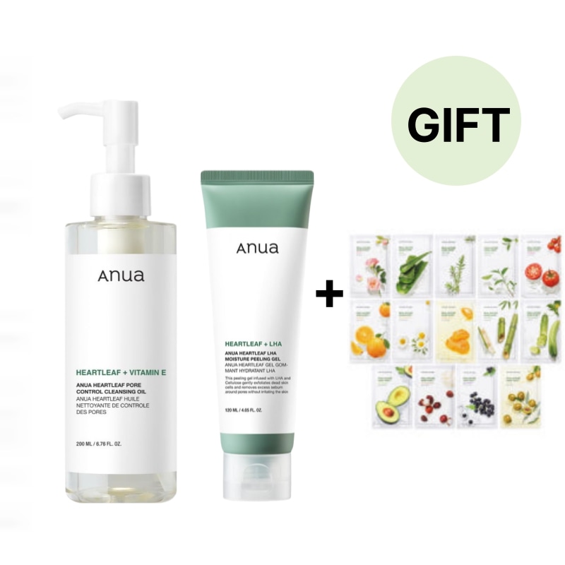 ドクダミ毛穴クレンジングオイル＋LHAモイスチャーピーリングジェル120ml角質ケア 敏感肌 韓国コスメ ドクダミクレンジング, 毛穴ケア, LHAピーリング, 敏感肌, 角質ケア, 韓国コスメ, ク