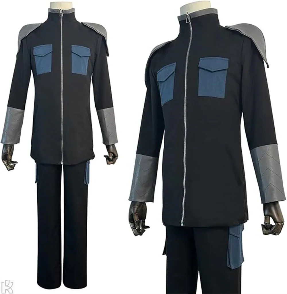 怪獣保科 宗四郎戦闘 連体タイツ 防衛隊 戦闘服 コスプレ衣装 怪獣8号 コスチュームアニメハロウィン仮装 演出服祝日贈り物