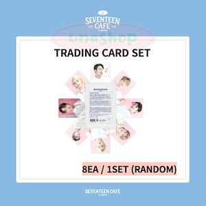 LAST SALE!!! (即時出庫) SEVENTEEN CAFE in SEOUL 公式グッズ Trading Card Set 8EA / 1SET RANDOM