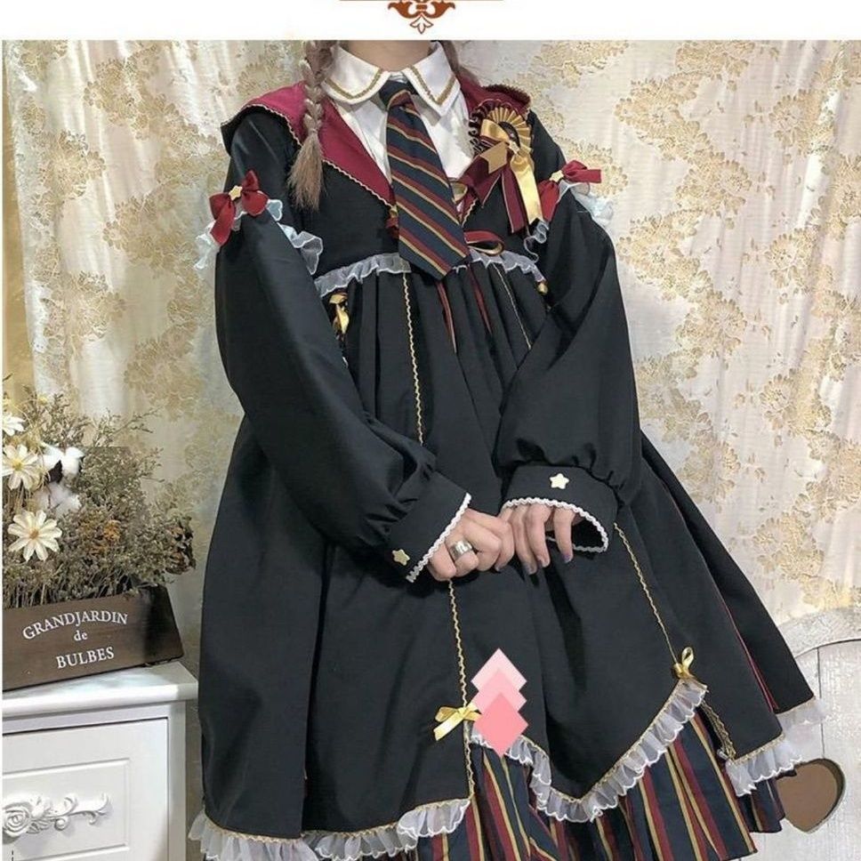 森系初恋スカート魔法少女ハロウィーン魔女びっくり封cos服錬ゴシック風o洋服