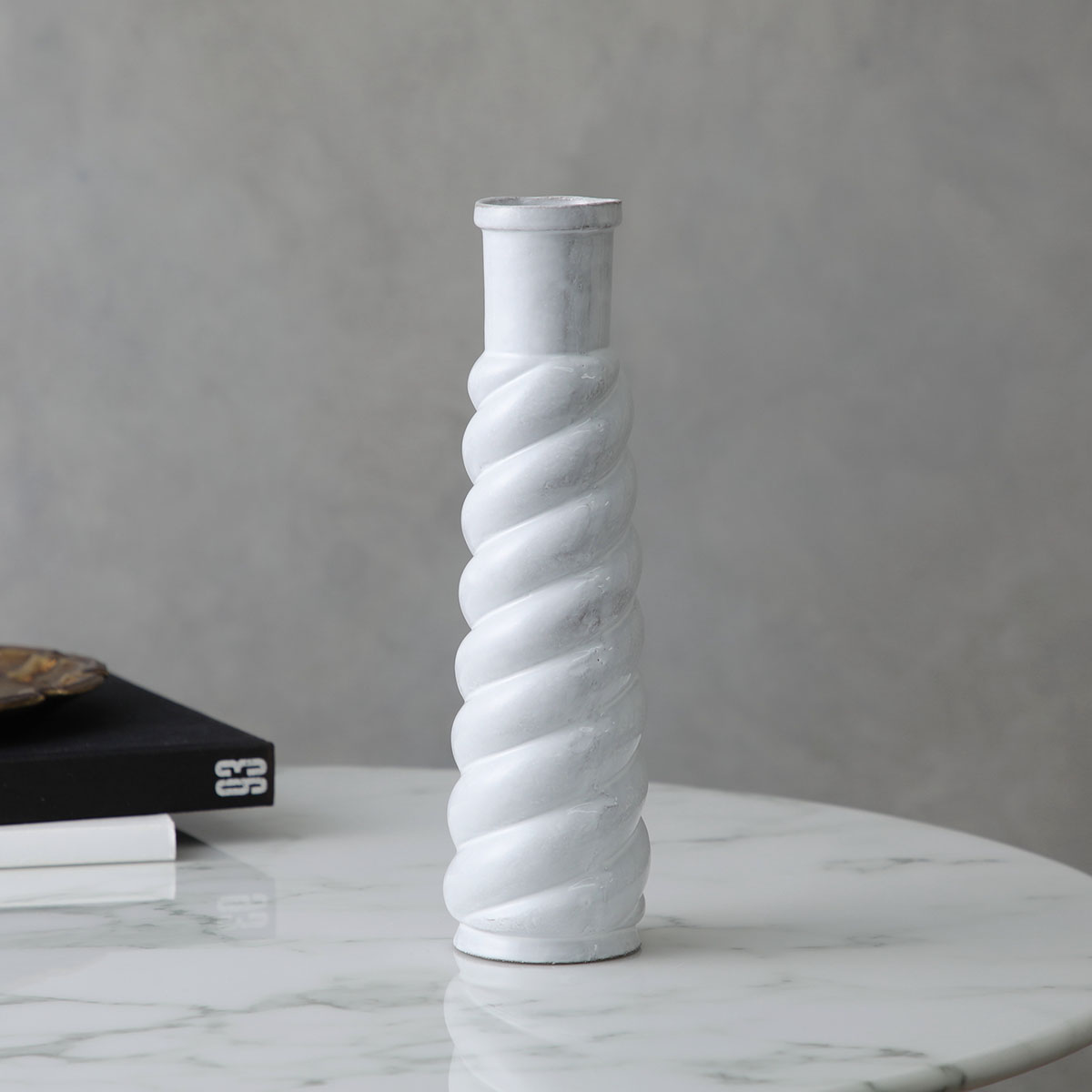 Astier de Villatte アスティエ・ド・ヴィラット 花瓶 Peggy Soliflore Braid Vase VSEPGG4 陶器 花器 フラワーベース 【返品交換不可】