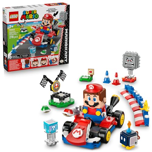 レゴ(LEGO) スーパーマリオ マリオカート(TM) レゴ(R)マリオ(TM)とスタンダードカート おもちゃ 玩具 誕生日 プレゼント ブロック 男の子 女の子 子供 7歳 8歳 9歳 小学生 マリ