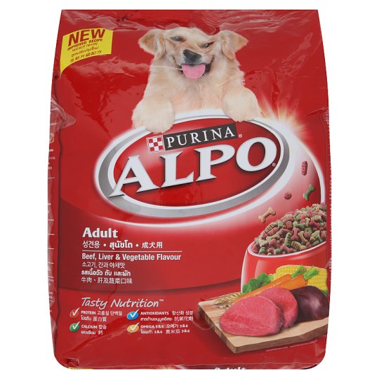 Purina Alpo Beef, Liver & Vegetable Flavour Adult Dog Food 3.0kg