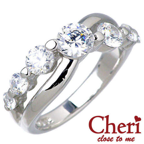 シェリ クロストゥーミー Cheri スーパー CZ シルバー リング 指輪
