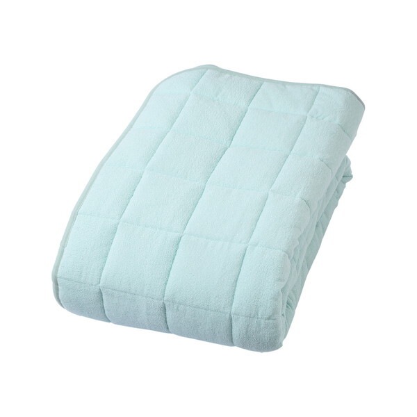 西川 置くらく 泉州 綿シンカーパイル敷きパッド CP756 207175613500 グリーン セミダブルサイズ