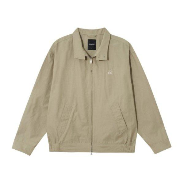 MジャケットCQK KSEC-JK85590BEスタンドカラーハリントンジャケット8559ベージュ