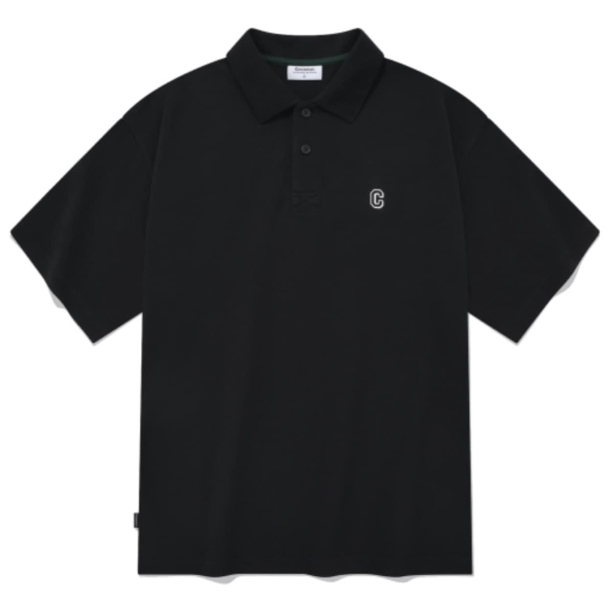 C ロゴ カラー Tシャツ ブラック