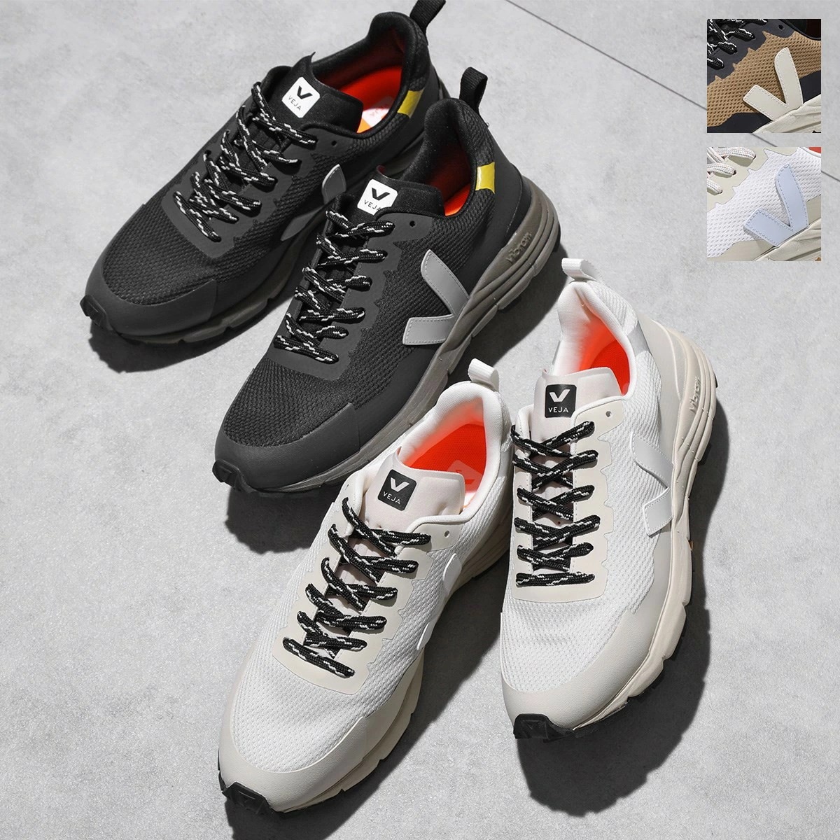 VEJA ヴェジャ スニーカー DEKKAN レディース ローカット ロゴ アルベオメッシュ シューズ 靴 カラー4色