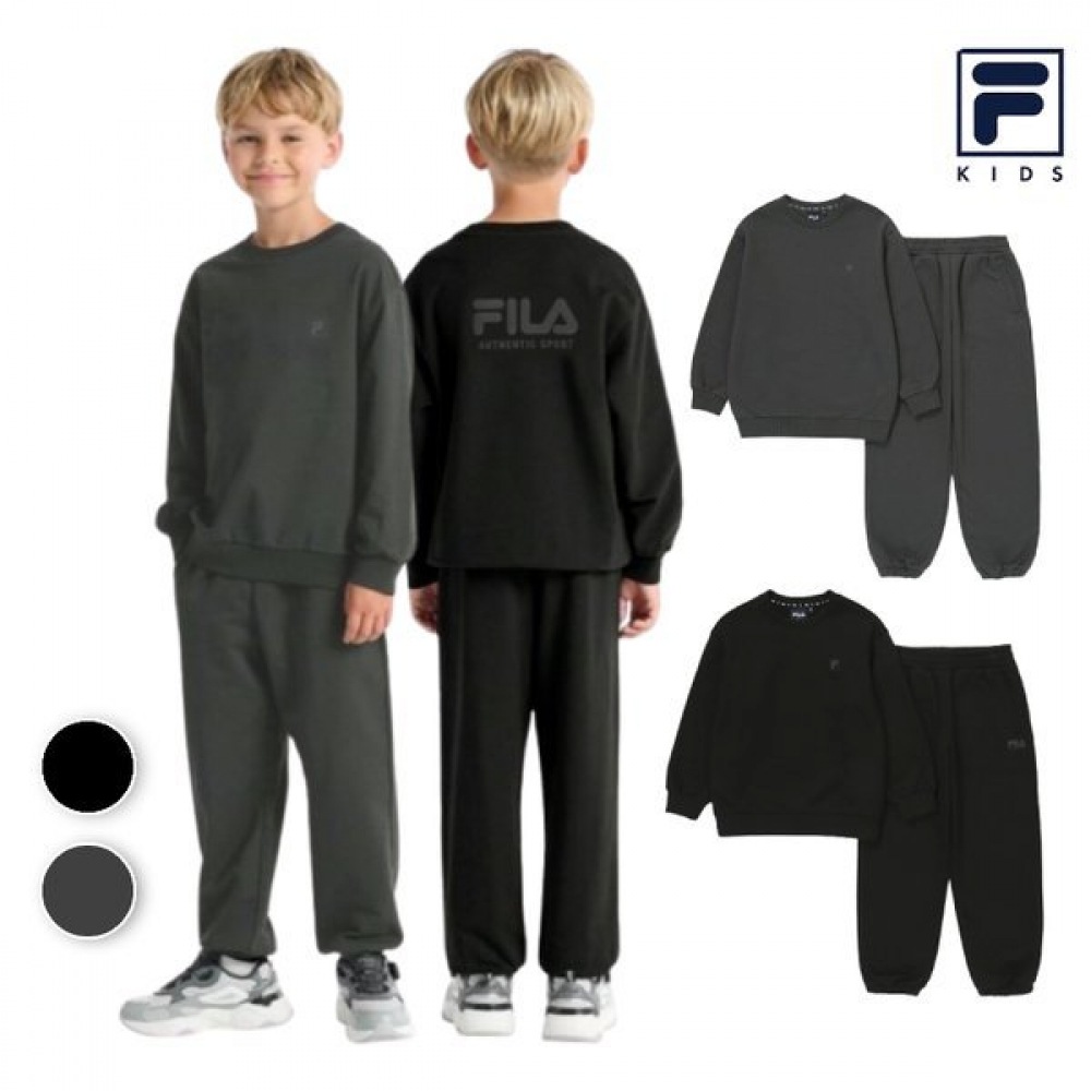 フィラキッズ 柔らかい起毛上下セット FK259FS07X001