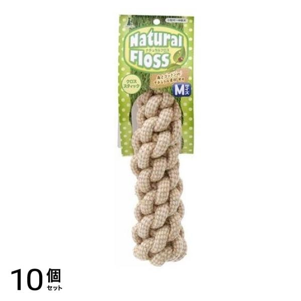 アドメイト ナチュラルフロス クロススティック Mサイズ 小型犬～中型犬用 1本入 10個セット