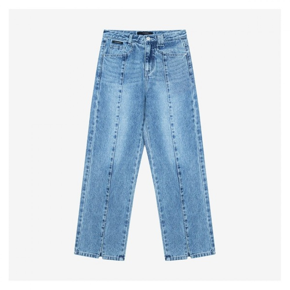 [イザベイ] スリットインシジョンストレートデニムパンツ (VKPKB7201)