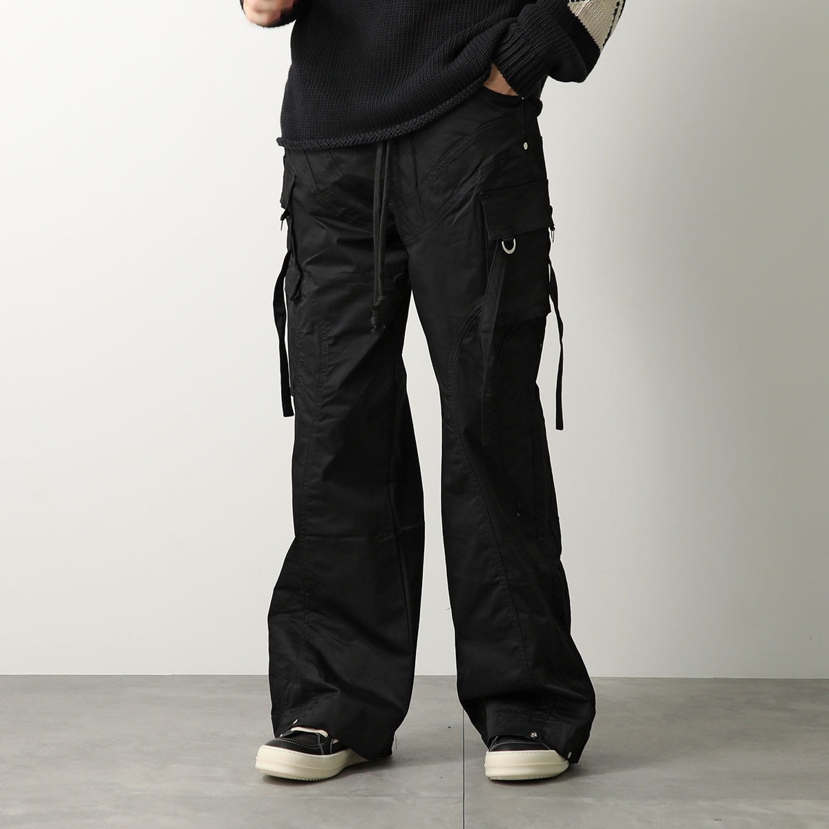 GUAPI グアピ カーゴパンツ Extra Baggy Cargos 154OBEBC メンズ バギー ポケット ボトムス Obsidian Black 21,517円