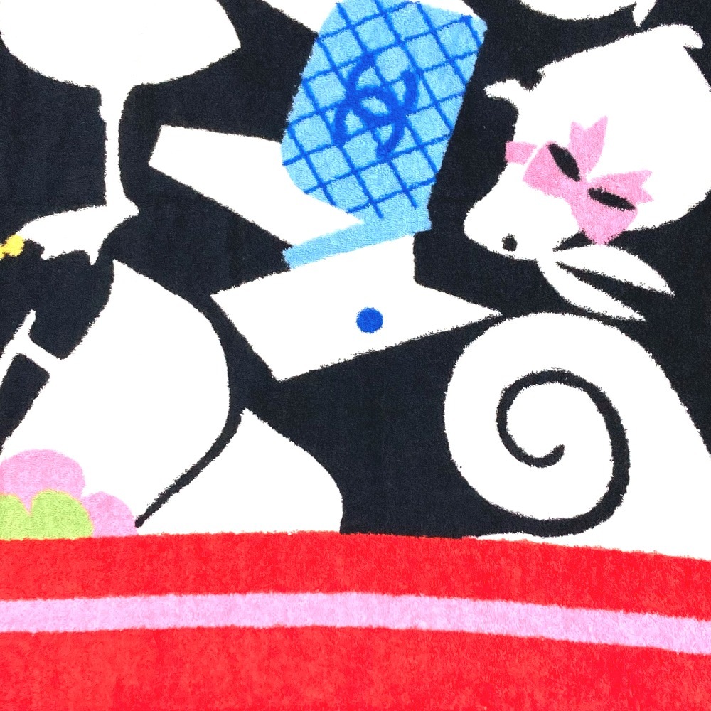 タオル CC ココマーク 総柄 カメリア バスタオル インテリア ひざかけ ブランケット ビーチ コットン マルチカラー 29,315円