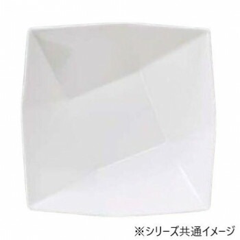 福井クラフト　メラミン37cm折紙盛鉢ホワイト 51353870