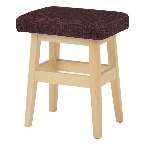 スツール ブラウン 幅37.5×奥行27×高さ45cm VH-7943BR