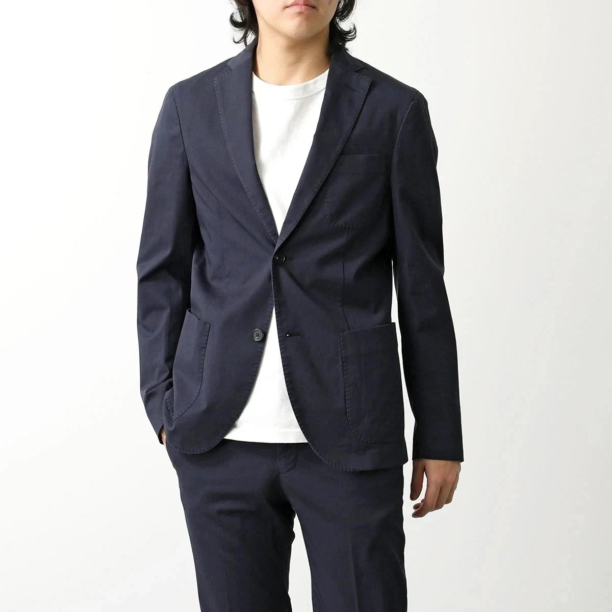 INCOTEX インコテックス スーツ 6AI012 9098X メンズ ストレッチコットン 2B ガーメントダイ加工 製品染め パッチポケット サイドベンツ 56,498円