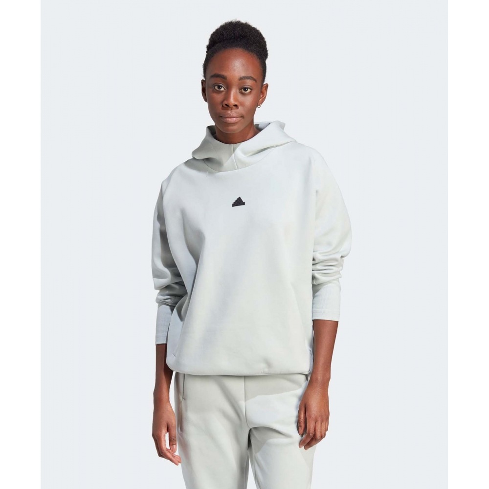 アディダス Z.N.E. オーバーヘッドパーカー-シルバーグレー/ IN5124