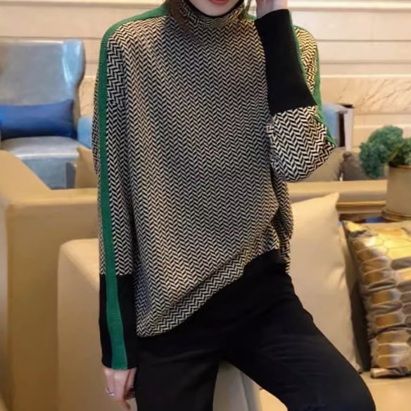 レディース トップス ニット セーター プルオーバー 長袖 萌袖 ハイネック タートルネック ワイド もこもこ ふわふわ ふっくら 伸縮性 かわいい 大人可愛い きれいめ シンプル カジュアル 上品 5,702円