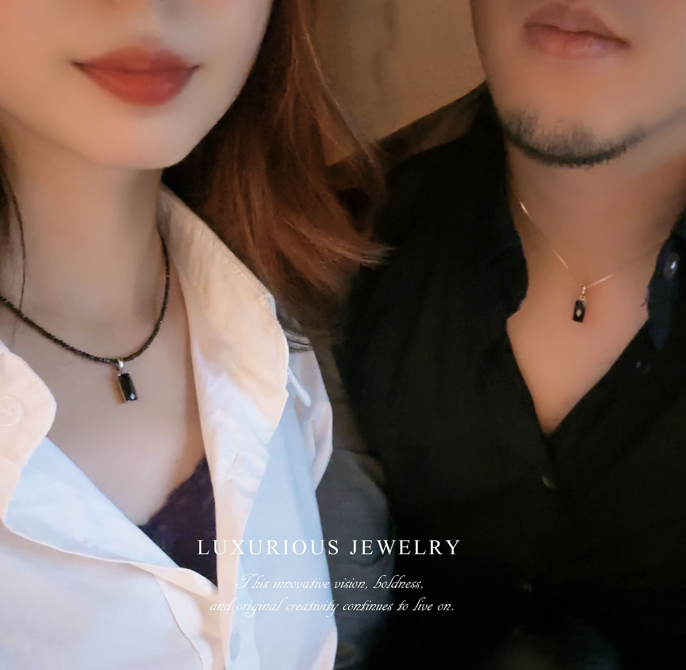 選べる!! ペアネックレス 天然 ブラック ダイヤモンド ネックレス ミラーカット 18K イエローゴールド ホワイトゴールド ジュエリー ペンダント 誕生日 バレンタイン 宝石 貴金属 ジュエリー