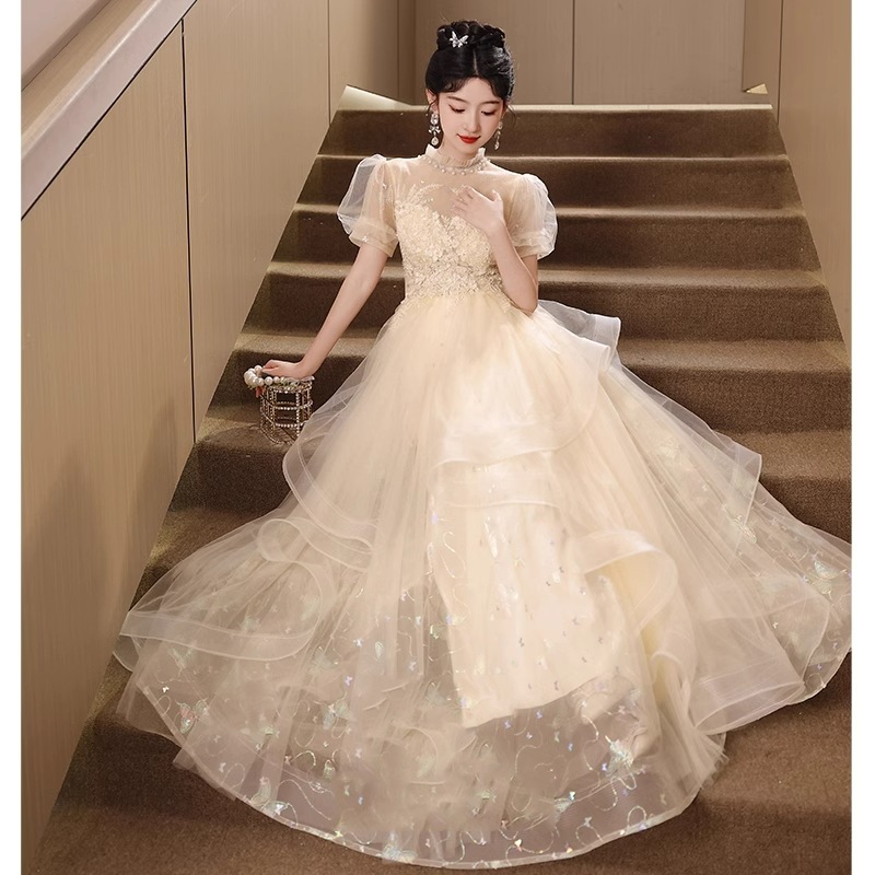 【2枚購入で 3oo円OFF！】ドレス スカート 女性用 2025 ホスト 18歳 成人式 プリンセススカート 婚約 乾杯スーツ 花嫁 感