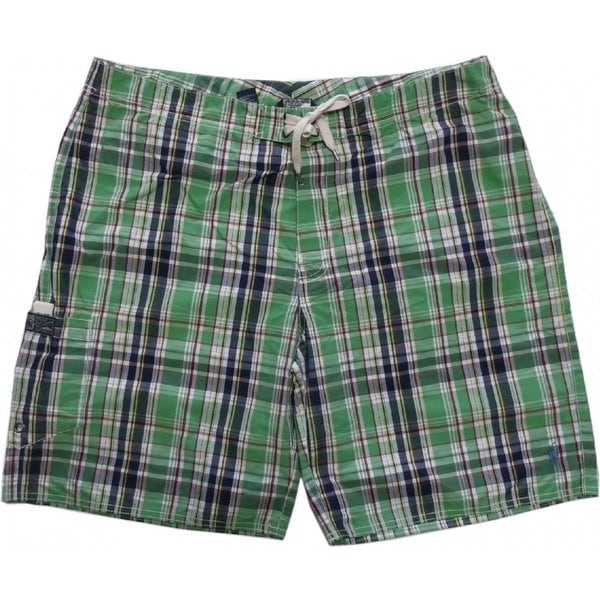 海水パンツ 水着 チェック グリーン PR6-077