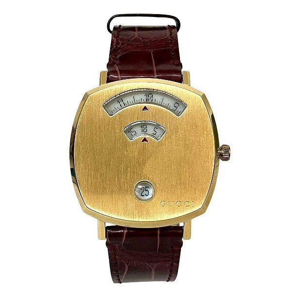 グッチ グリップ YA157.4 クォーツ 時計 腕時計 メンズ 【中古】