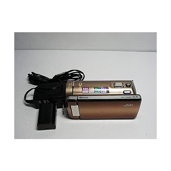 【中古】JVCケンウッド 64GBハイビジョンメモリームービー ホライゾンゴールド GZ-HM890-N