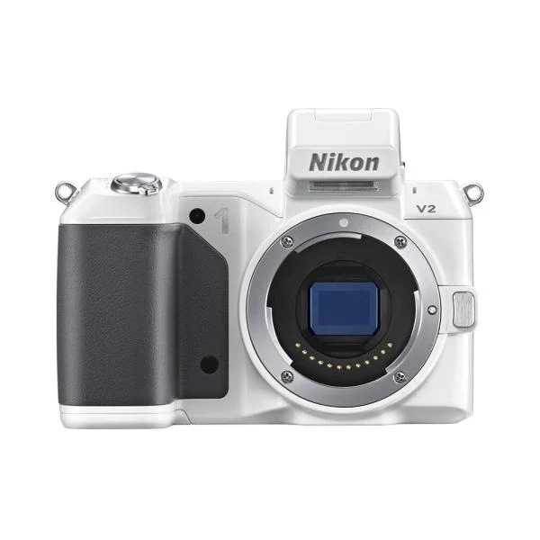 【中古】ニコン Nikon V2 ボディー ホワイト SDカード付き