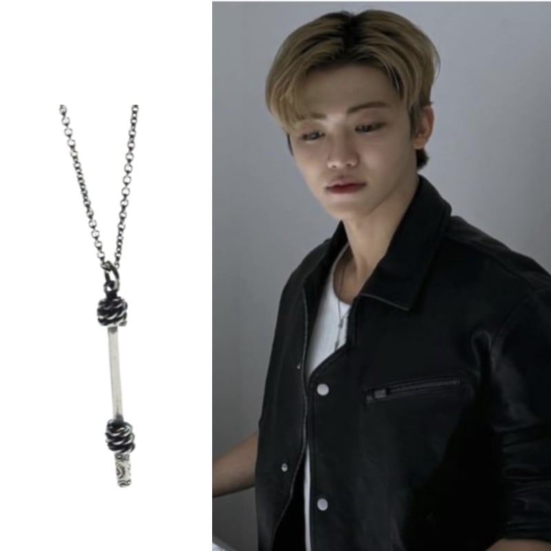 【NCTジェミン着用】シルバーネックレスN294