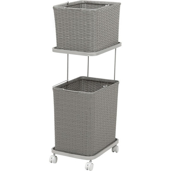 RAN-2427GY ランドリーラック グレー メーカー直送