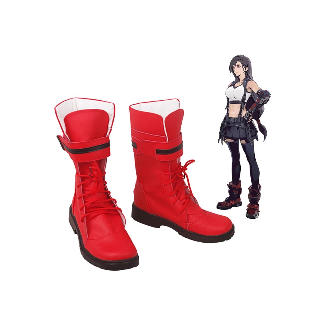 ファイナルファンタジーティファ二次元小道具cosplayアニメーションシューズ