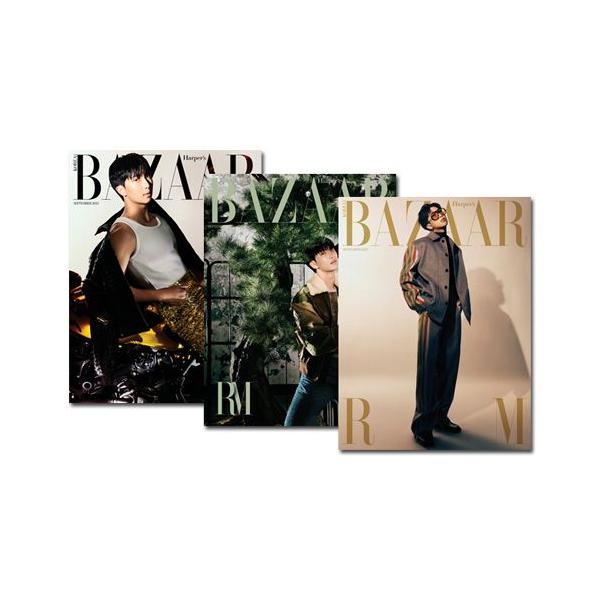 [3種セット] 韓国 雑誌 BAZAAR 2025年 9月号 (防弾少年団(BTS)のRM表紙)