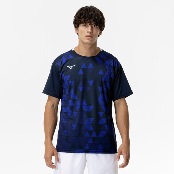 ミズノ MIZUNO ゲームシャツ ラケットスポーツ 半袖 メンズ 62JAC02014