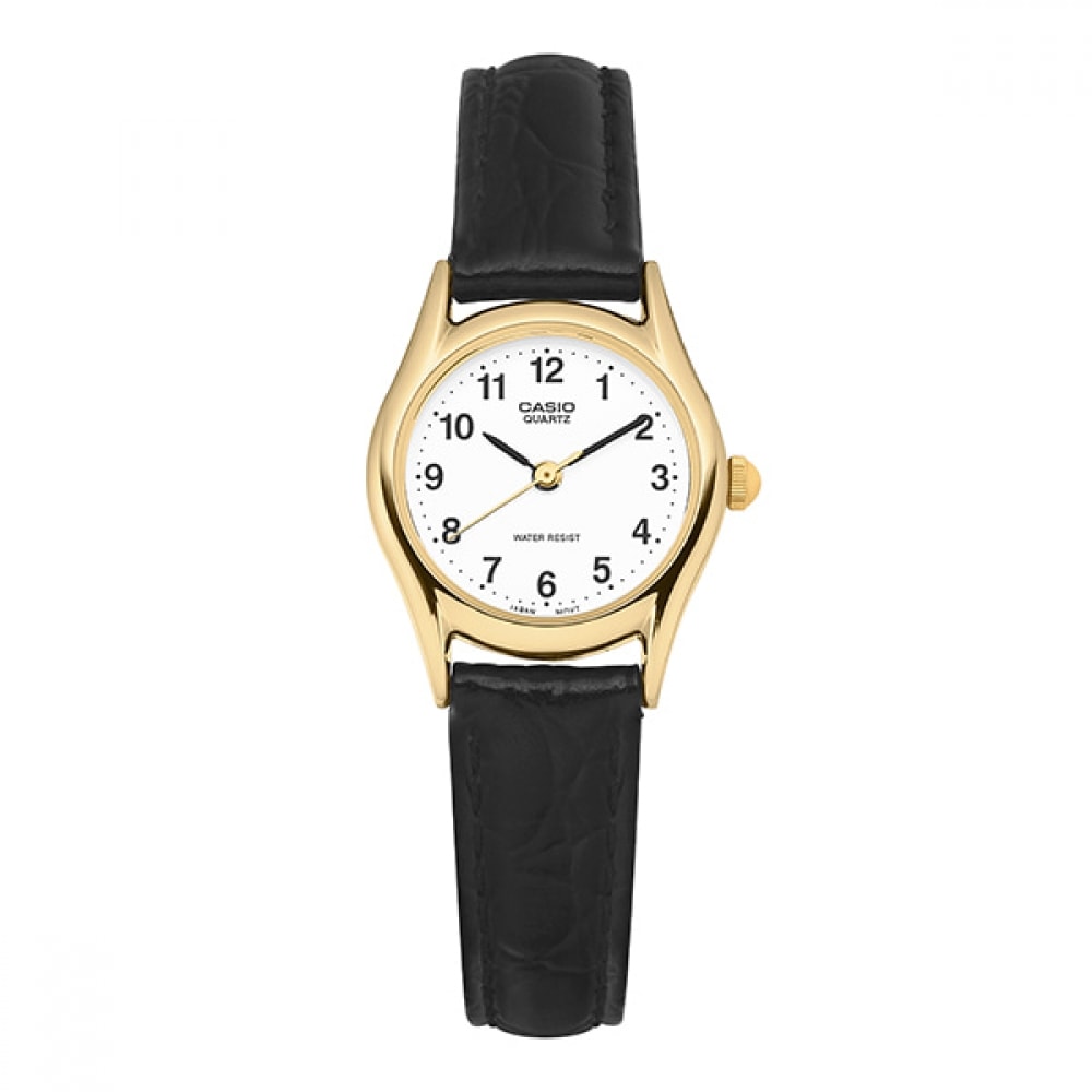 カシオ LTP-1094Q-7B1RDF (LTP-1094Q-7B1) アナログ SAT 学生用女性用レザーウォッチ