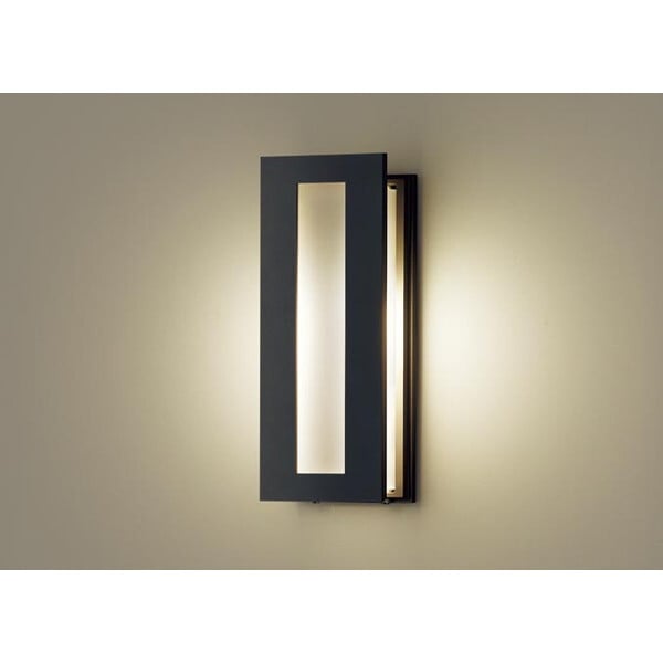 LGW85075BU オフブラック/乳白 洋風LEDポーチライト (電球色)