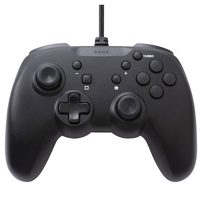 他サイト： サイバーガジェット SWITCH用 ジャイロコントローラー ライト 有線タイプ ブラック CY-NSGYCL-BKの商品画像