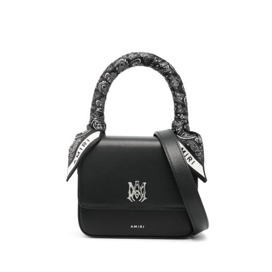 AMIRI Women Messenger Bags AWBGTH1011 001 BLACK