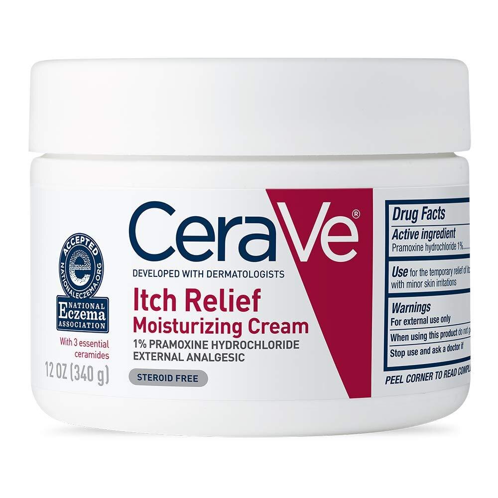 CeraVe Moisturizing Cream for Itch Relief 12 Ounce