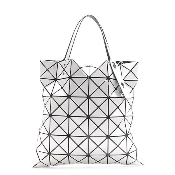 バオバオ BAO BAO ISSEY MIYAKE 【LUCENT BASIC / 6×6】 トートバッグ SHINY ホワイト BB AG053 01