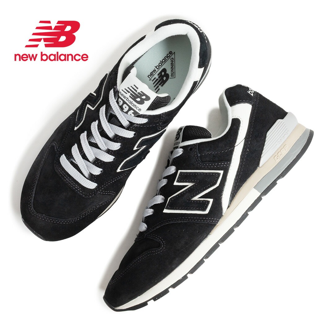 NEW BALANCE ニューバランス 996 スニーカー CM996EL2 BLACK ( ブラック 黒 スエード レザースニーカー レディース ウィメンズ 574 725 530 )