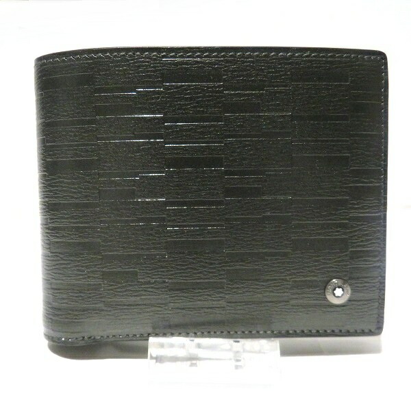 モンブラン MB114687 2つ折り財布 メンズ 未使用品【中古】