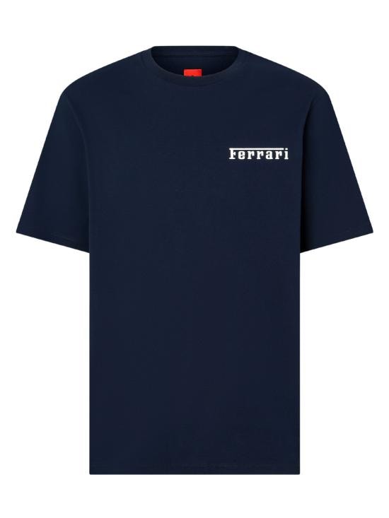 FERRARI Men T-Shirts 21163 NBLU Blue