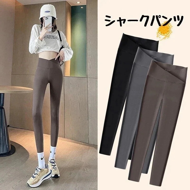 スキニーパンツ スラックスパンツ おしゃれヨガウェア ワイドパンツ レギンス 無地 ウォーム タイトパンツ 大きいサイズ 着痩せ韓国ファッション スキニーパンツ