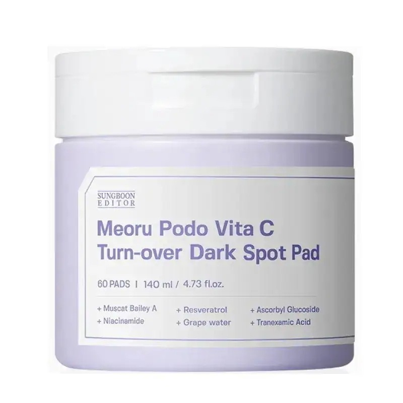 ヤマブドウ ビタC ダーク スポット パッド 60枚入 (鎮静/弾力/保湿/栄養供給/活力/しわ防止)