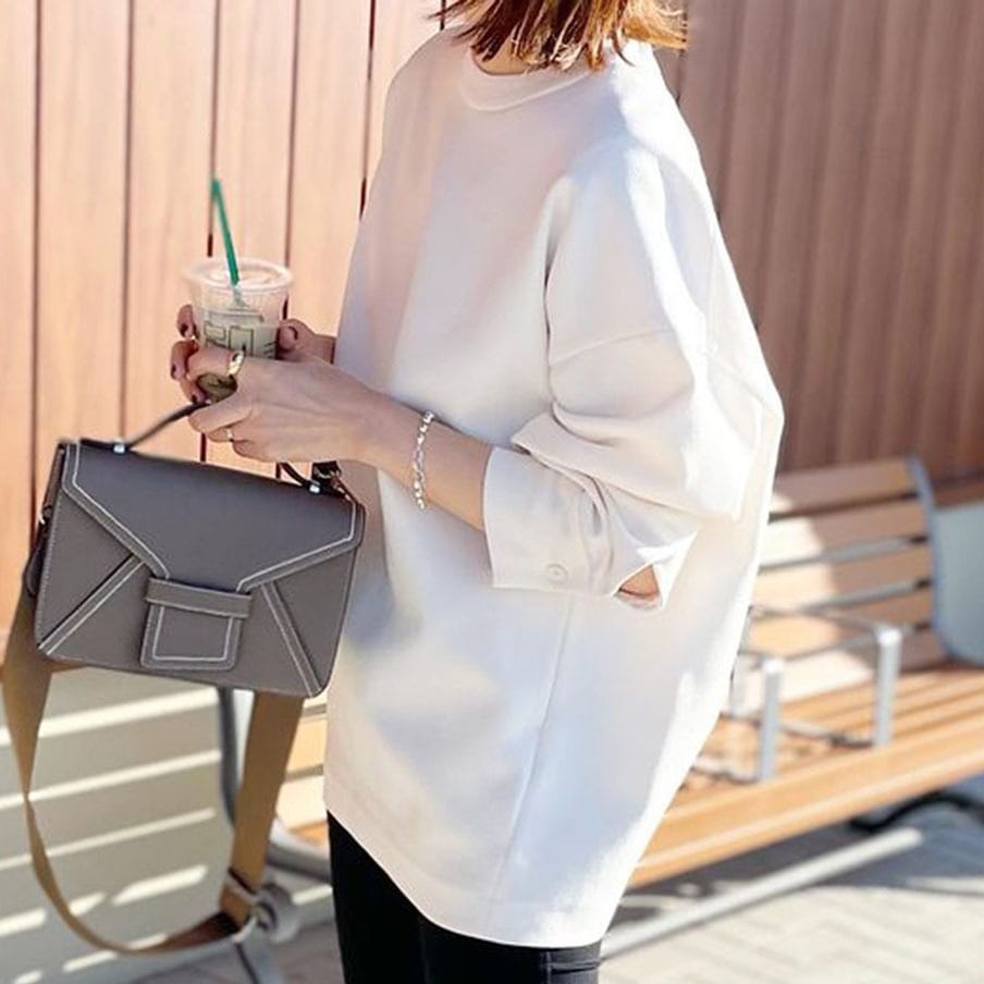 【大人可愛い】 今季マストバイ 無地 スウェット