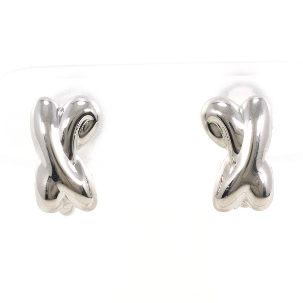 PT900 プラチナ K14WG イヤリング 総重量約2.0g ジュエリー 中古