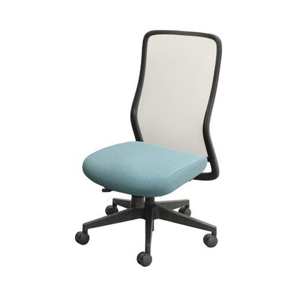 Netforce ST-1-BK-W-BKBL ネモフィラブルー シースルーチェア メーカー直送