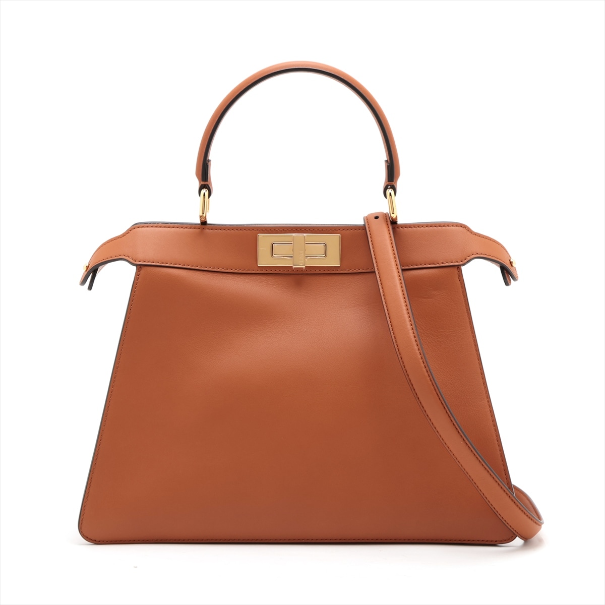 新品同様 ピーカブー アイシーユー ミディアム 8BN321 レザー 2WAY ショルダーバッグ 斜め掛け ハンド トート レディース EEE U46-4 中古