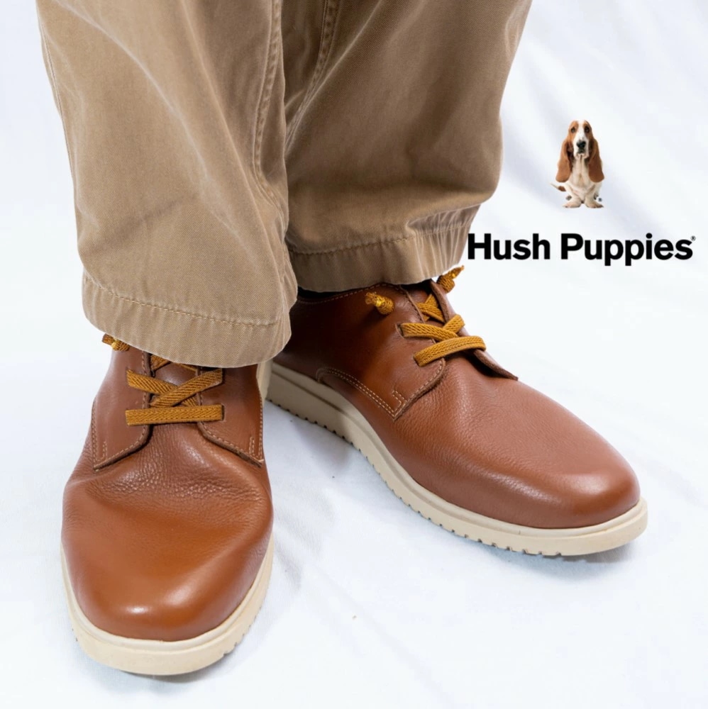 ハッシュパピー メンズ レザーシューズ / hm02164211 牛革 耐水 防水 履きやすい ブラウン 28.0cm29.0cm カジュアル お洒落 ビジネス