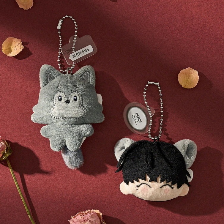 枯れた花に涙を　ぬいぐるみ ブローチ　キーホルダー　未開封　2種セット Qoo10] 枯れた花に涙を SD ぬいぐるみブローチ